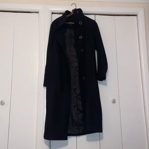 Formal long, black jacket
